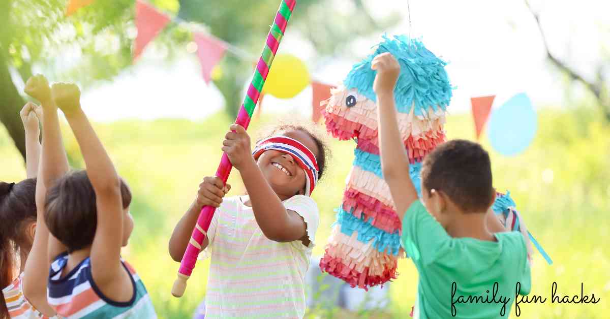 3rd birthday party ideas with pinata